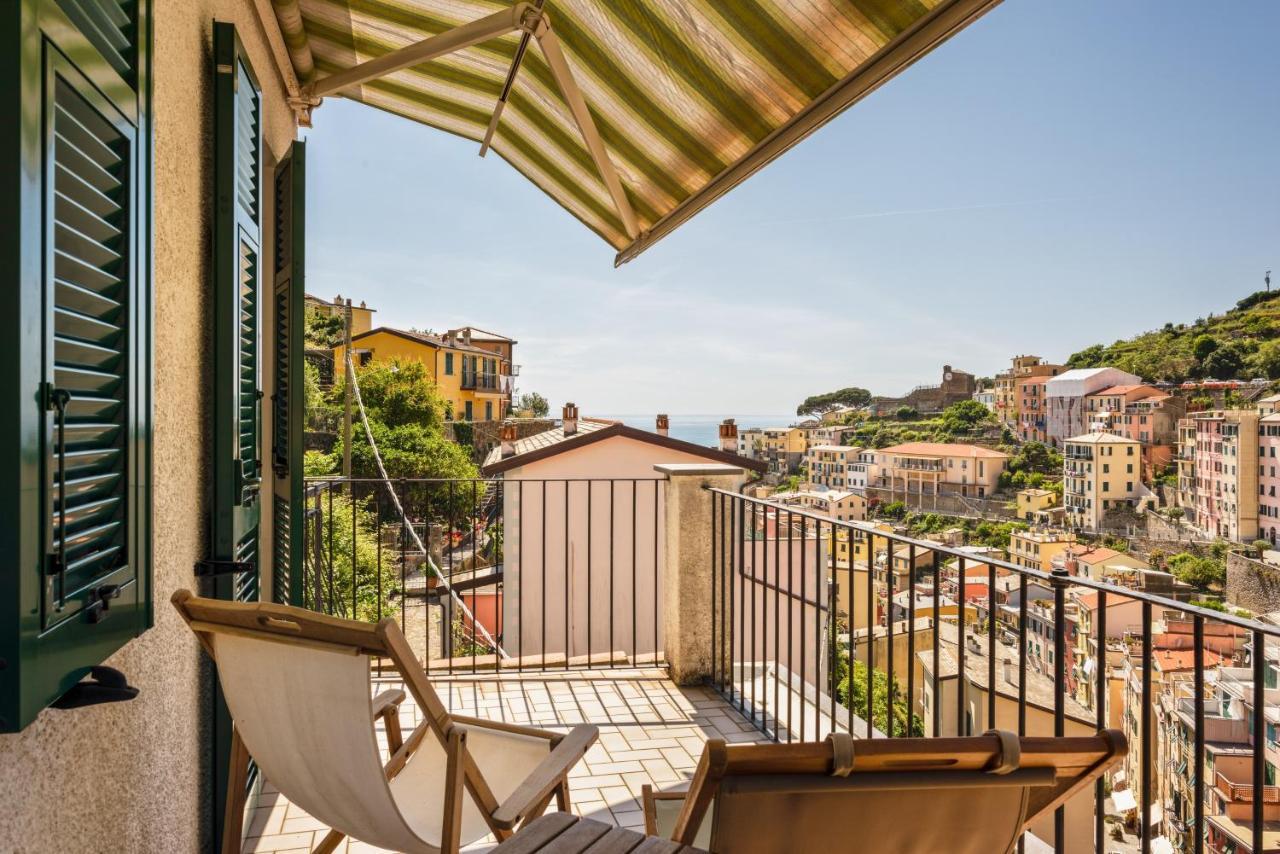 Riomaggiore Panoramic Apartment With Terrace! X6 Kültér fotó